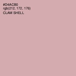 #D4ACB0 - Clam Shell Color Image